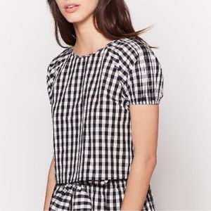 Joie Crilia Gingham Top